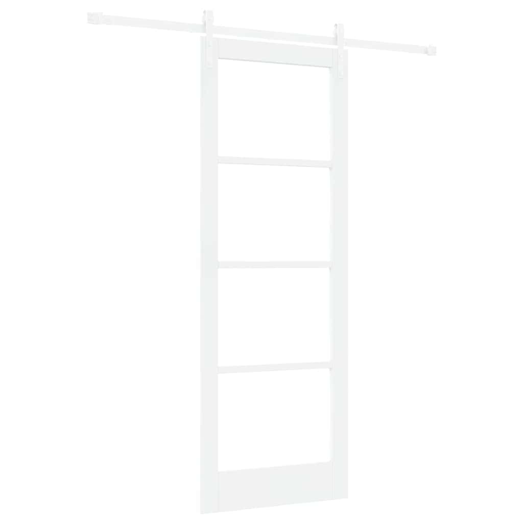 Sliding Door ORKDAL White 78 x 211 cm Solid Pine wood