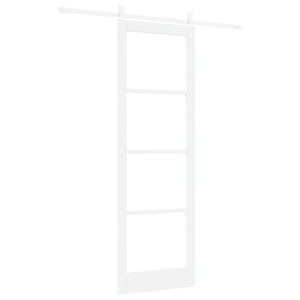 Sliding Door ORKDAL White 78 x 232 cm Solid Pine wood