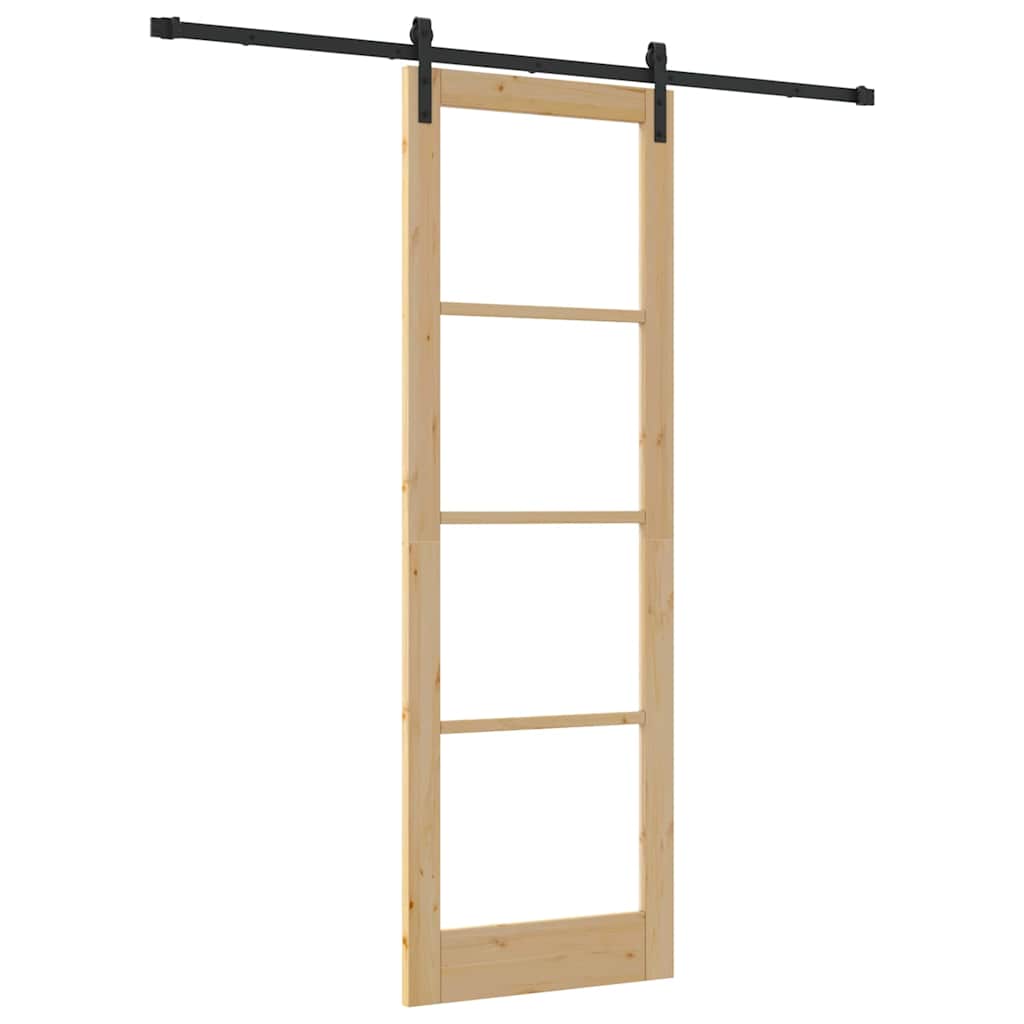 Sliding Door Other ORKDAL Brown 78 x 232 cm Wood and metal