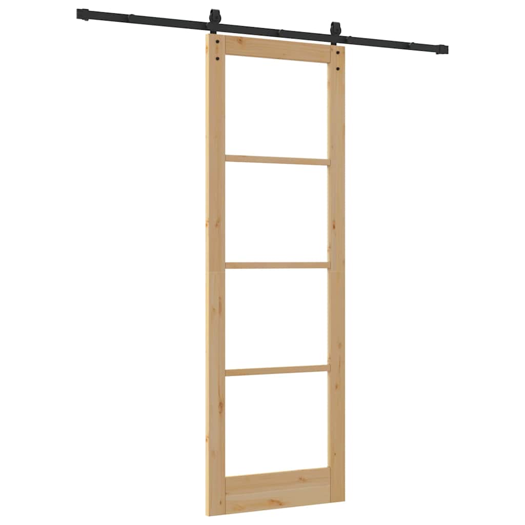 Sliding Door Other ORKDAL Brown 78 x 232 cm Wood and metal