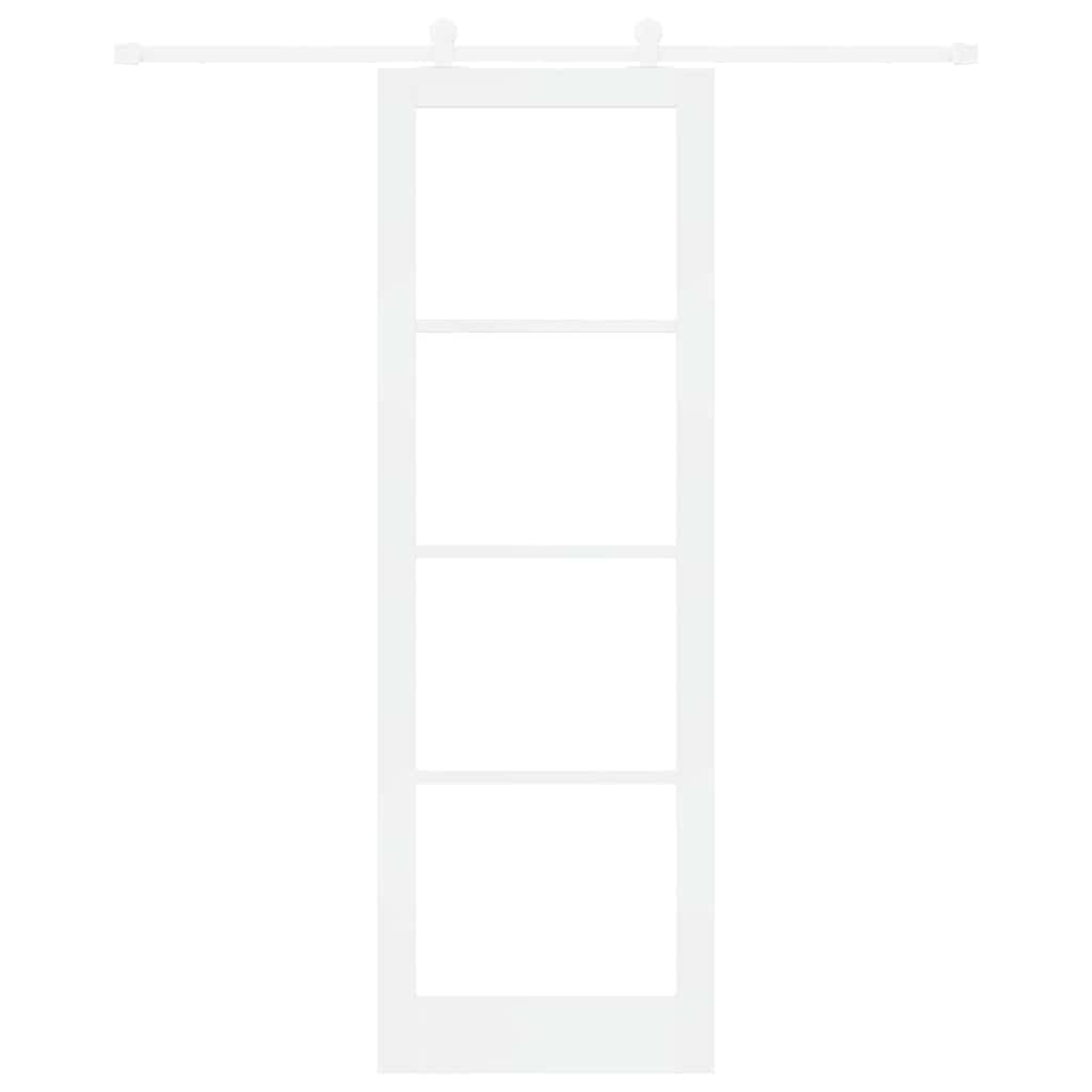 Sliding Door Manual ORKDAL White 78 x 232 cm Wood and metal