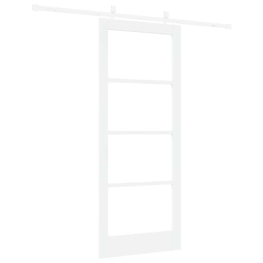 Sliding Door Manual White 83 x 202 cm