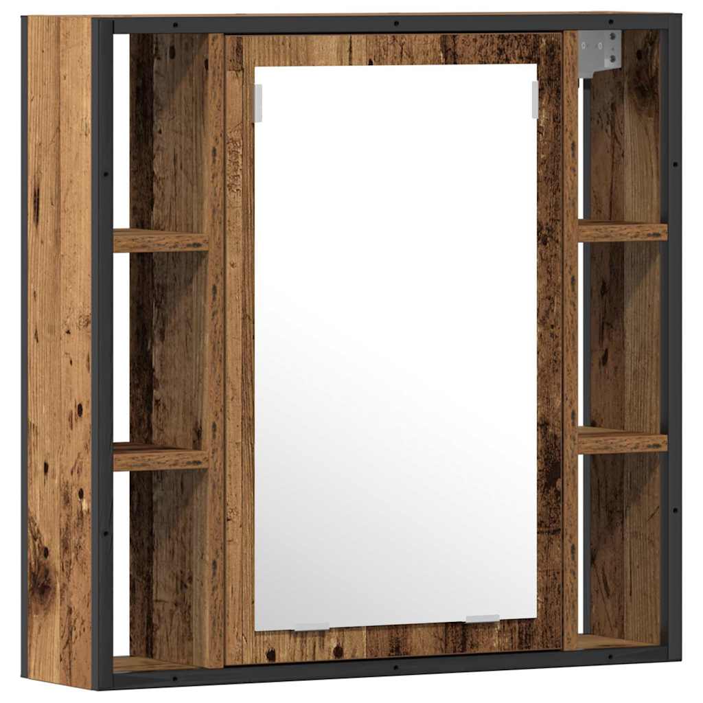 Bathroom Furniture Set with Shelf 2 pcs Brown 60 x 30 x 60 cm