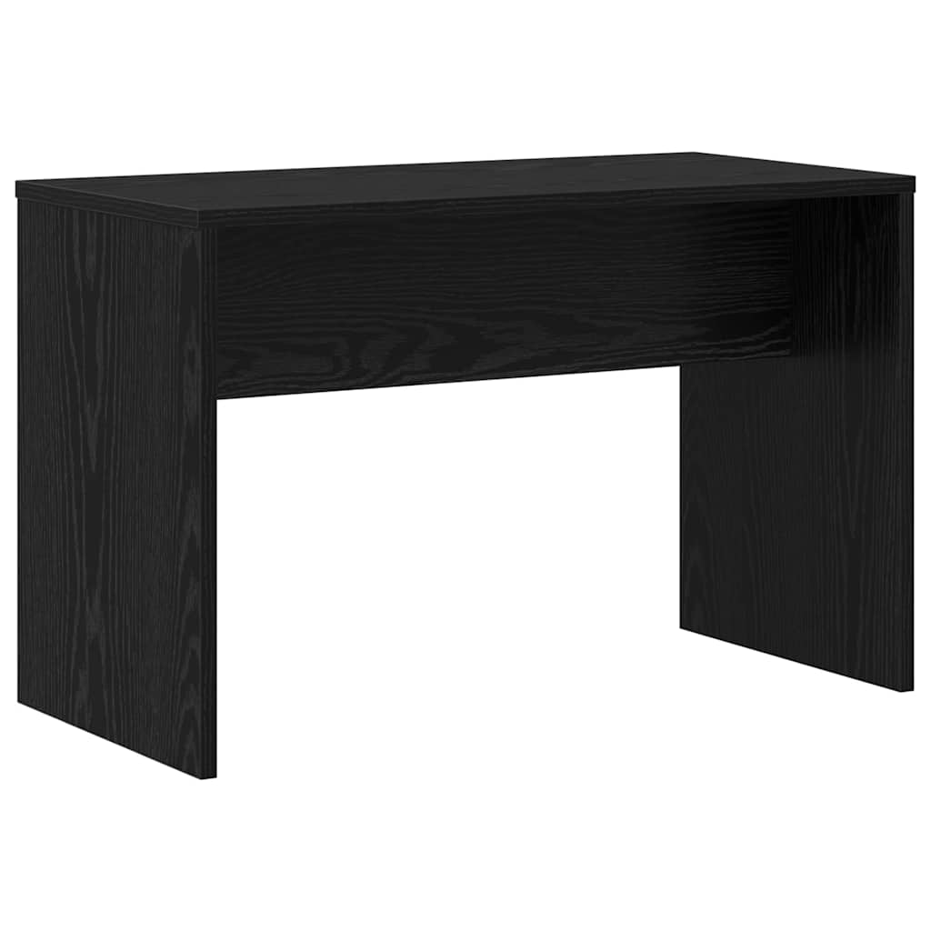 Dressing Table Set Black oak 86.5 x 35 x 136 cm Engineered wood