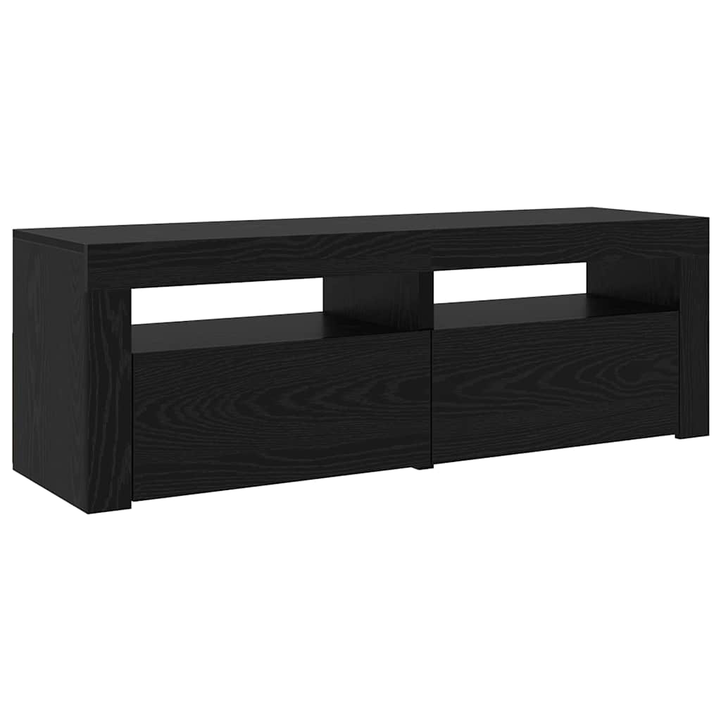 TV Cabinet Set 3 pcs Black oak 270 x 35 x 40 cm Engineered wood