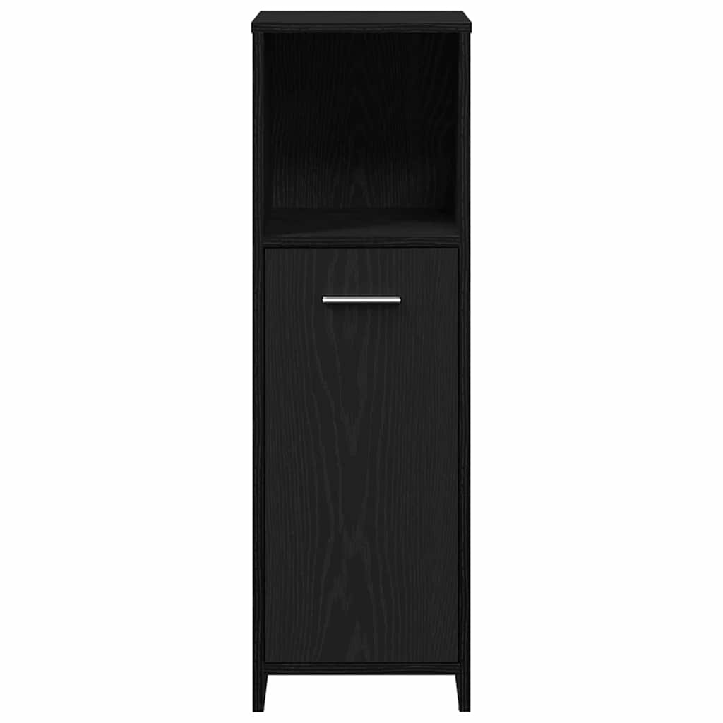 Bathroom Furniture Set 3 pcs Black Oak 60 x 33 x 60 cm