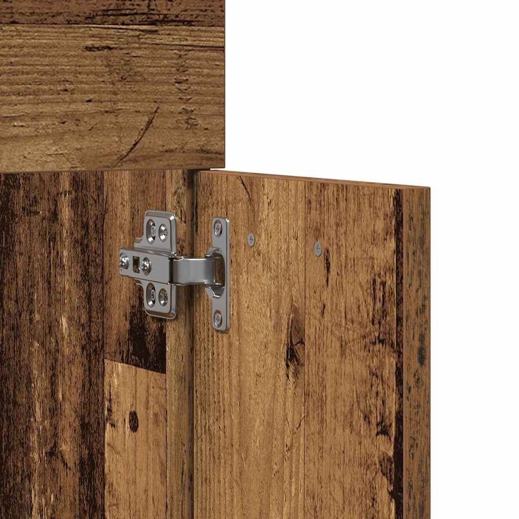 Bathroom Furniture Set 3 pcs Old Wood 41 x 38.5 x 46 cm