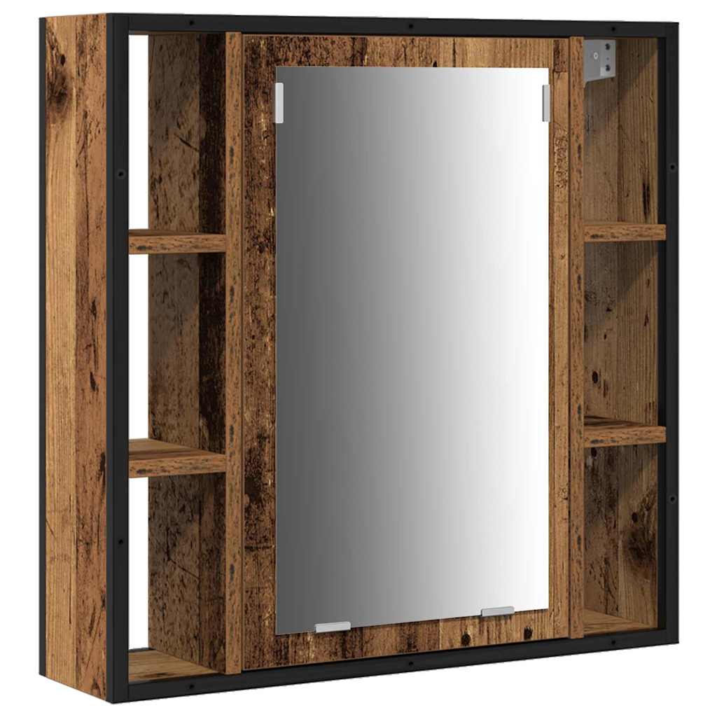 Bathroom Cabinet Set Other 3 pcs Old wood 33 x 33 x 185.5 cm