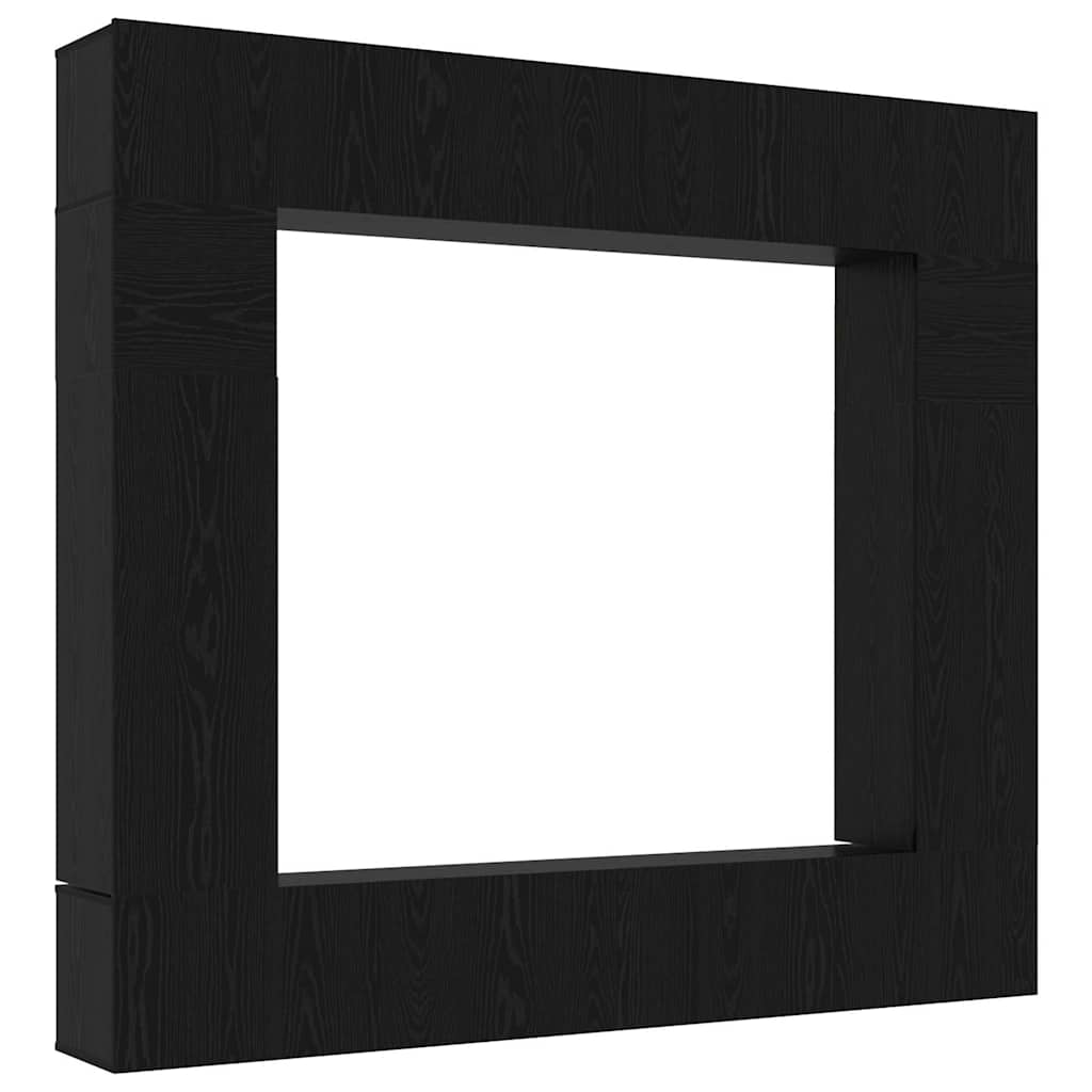 TV Cabinet Set 8 pcs Black oak 100 x 30 x 30 cm Engineered wood