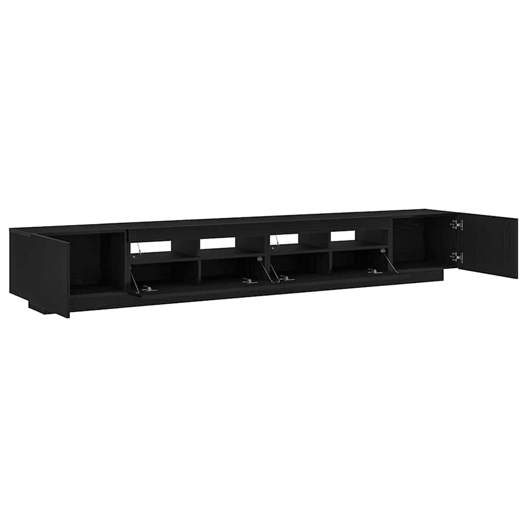 TV Cabinet 3 pcs Black 260 x 35 x 40 cm Engineered wood