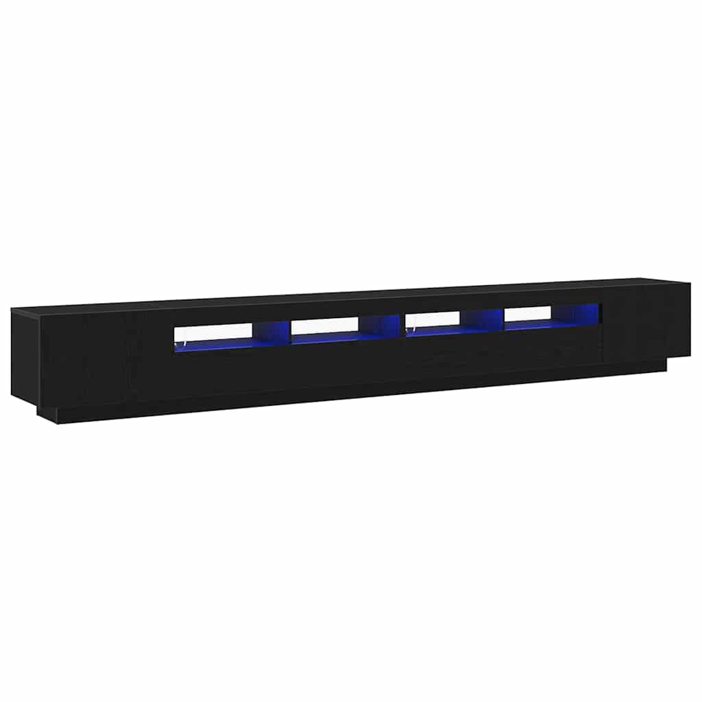TV Cabinet 3 pcs Black 300 x 35 x 40 cm Engineered wood