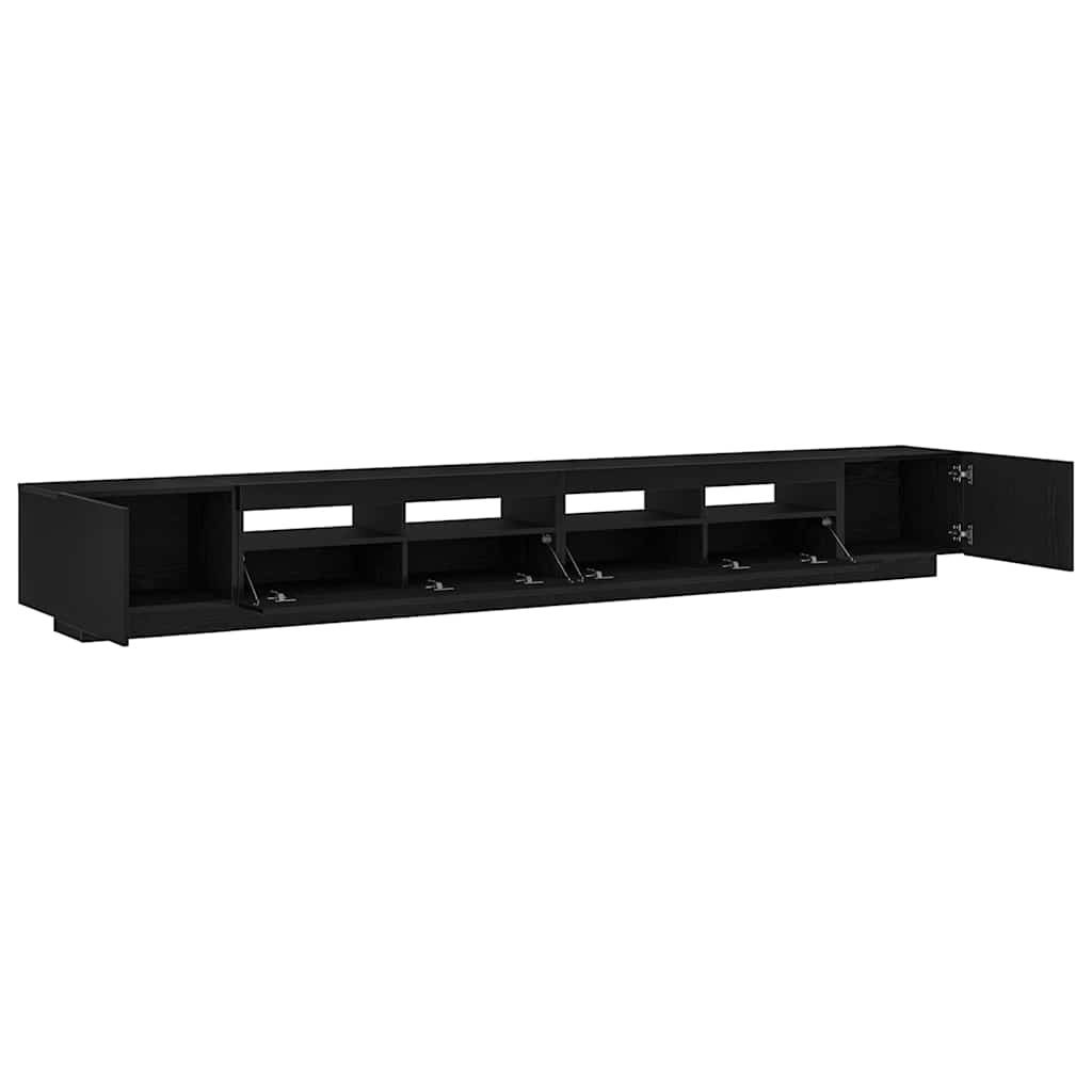 TV Cabinet 3 pcs Black 300 x 35 x 40 cm Engineered wood