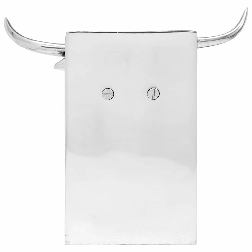 Bookends 2 pcs Silver 17 x 15 x 27 cm Aluminium