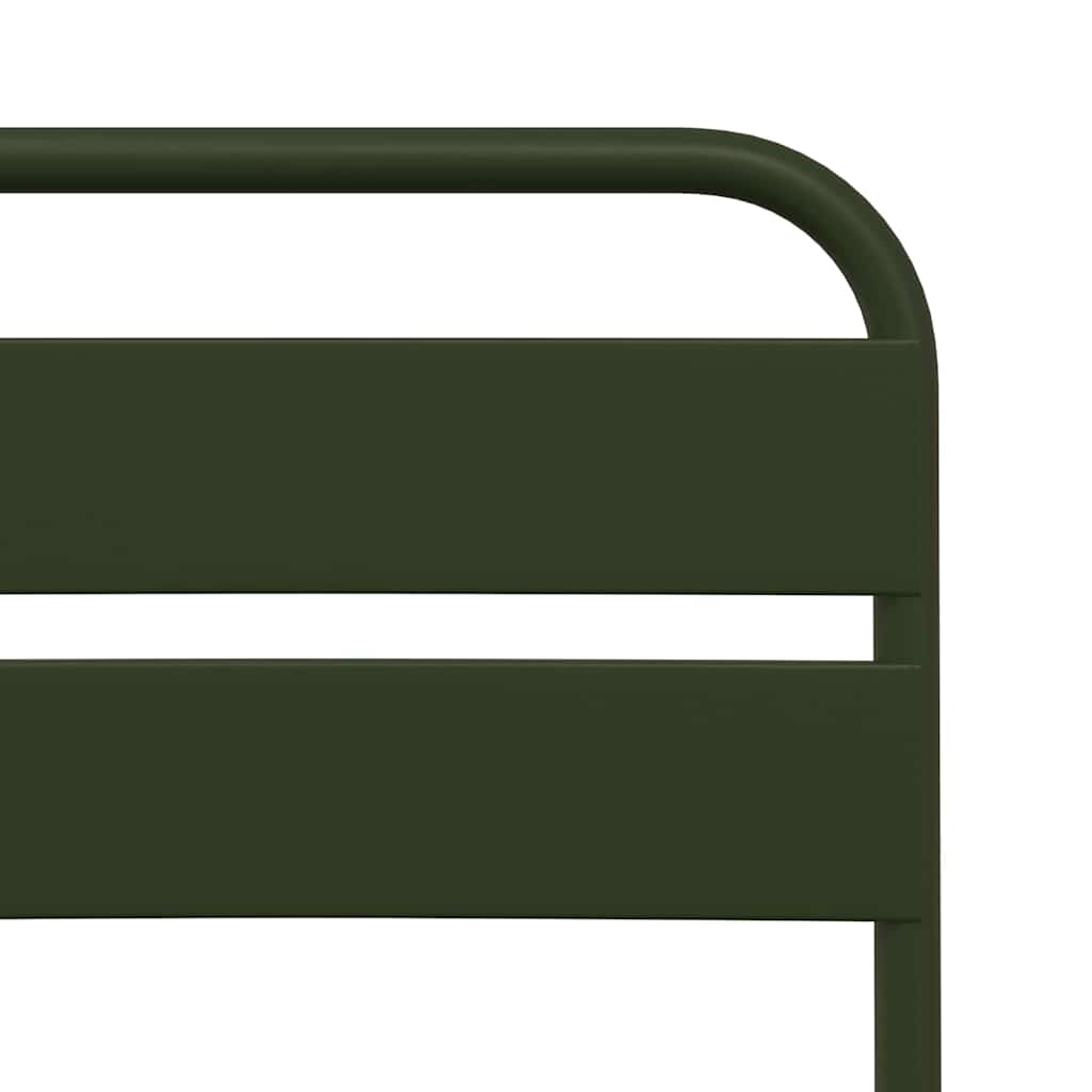 Garden Folding Chair Folding 2 pcs Green 55 x 56.5 x 91cm Steel