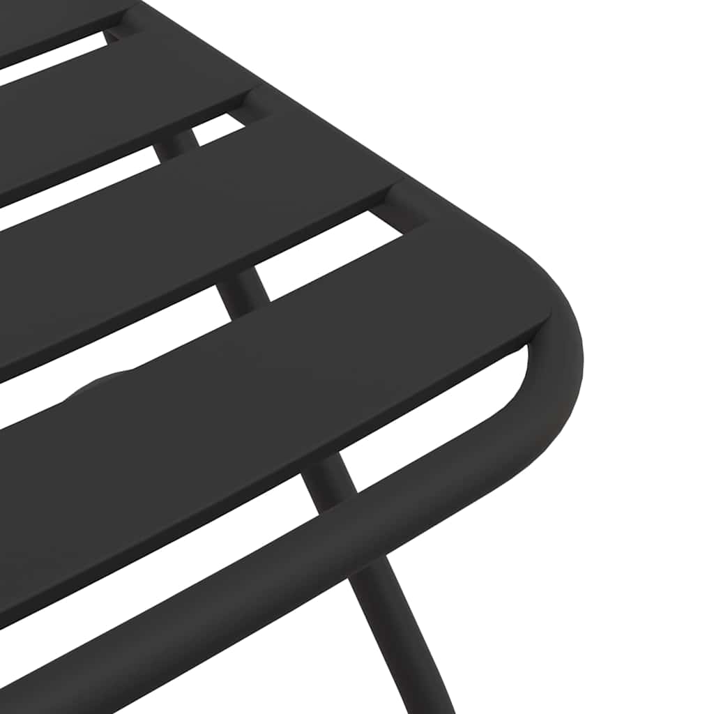 Garden Folding Chair 2 pcs Anthracite 55 x 56.5 x 91cm Steel