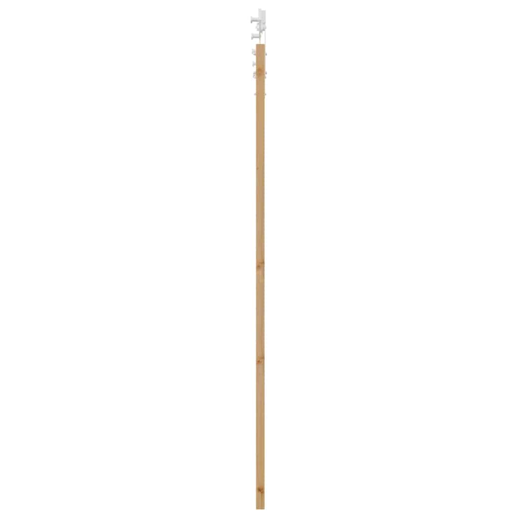 Sliding Door Manual Natural and white 83 x 202 cm