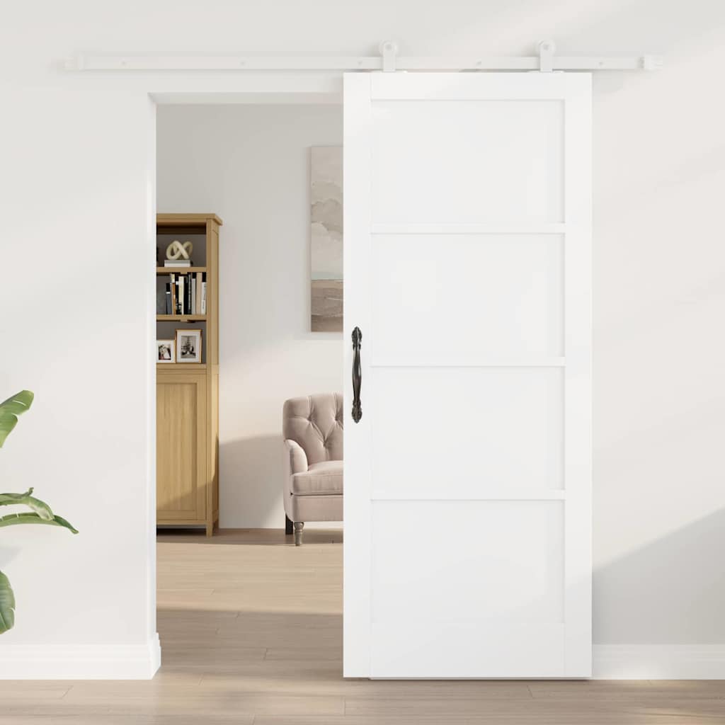 Sliding Door Set Manual ORKDAL White 83 x 202 cm