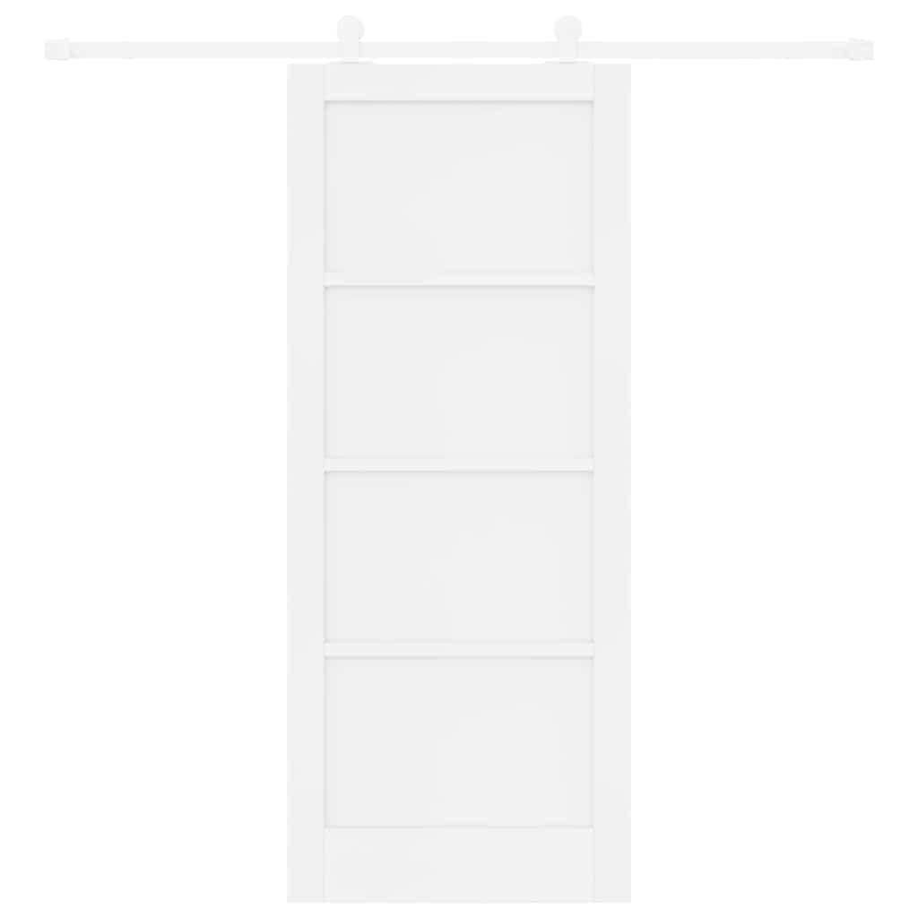 Sliding Door Set Manual ORKDAL White 83 x 202 cm