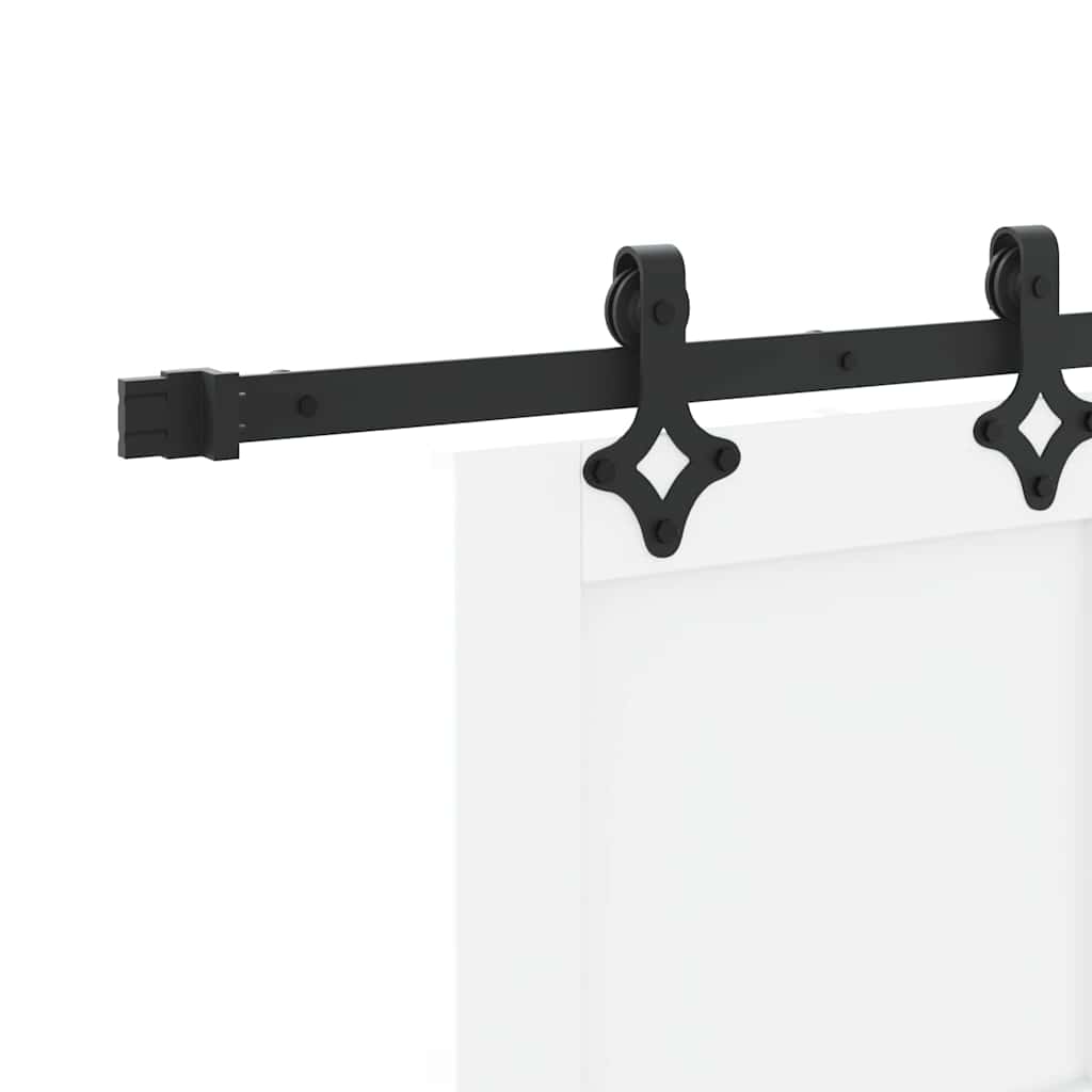 Sliding Door Manual White and black 83 x 202 cm