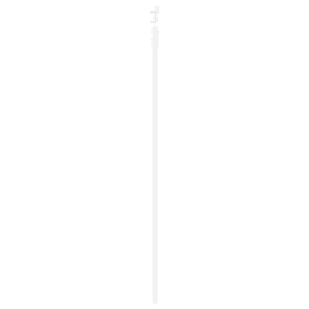 Sliding Door Manual White 83 x 202 cm Solid pine wood and steel