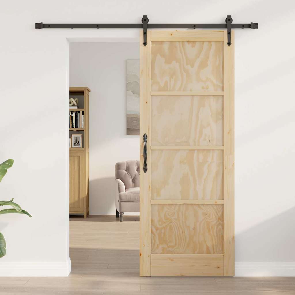 Sliding Door Other ORKDAL Natural and black 78 x 202 cm