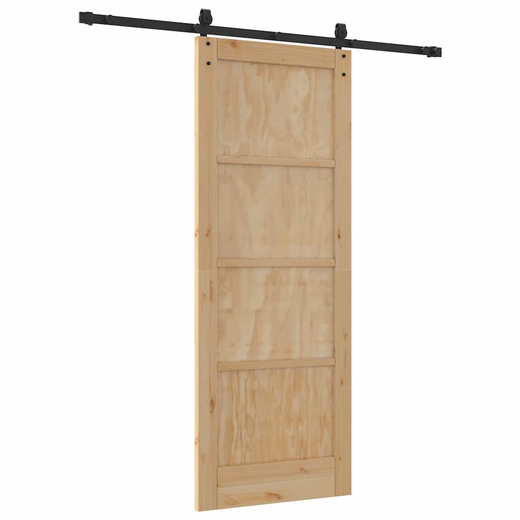 Sliding Door Other ORKDAL Natural and black 78 x 202 cm