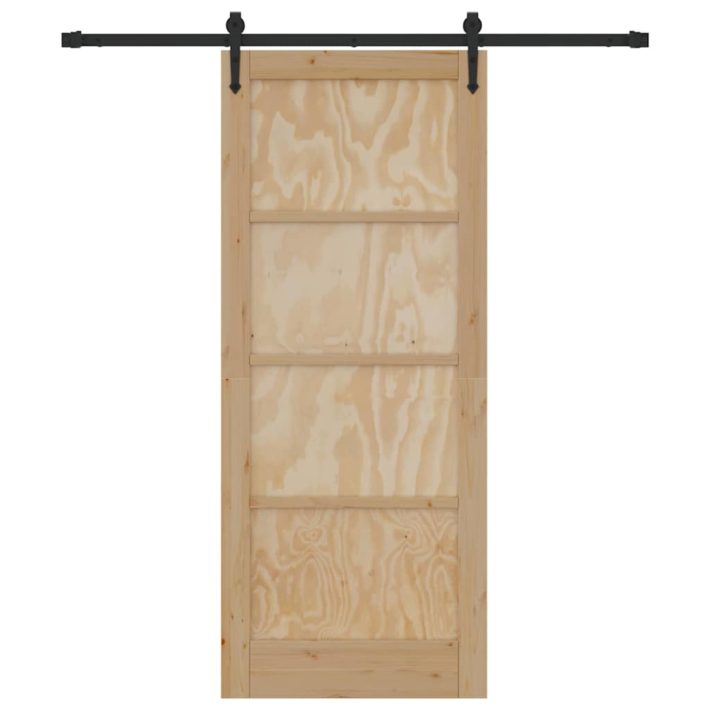 Sliding Door Other ORKDAL Natural and black 83 x 202 cm