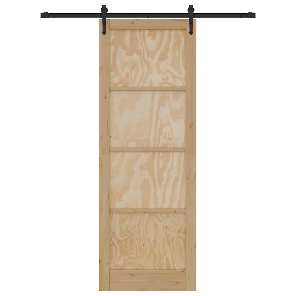 Sliding Door Other ORKDAL Natural and black 83 x 232 cm