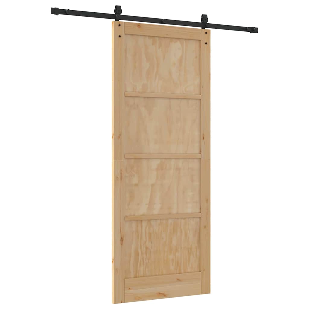 Sliding Door Other ORKDAL Natural and black 86 x 211 cm