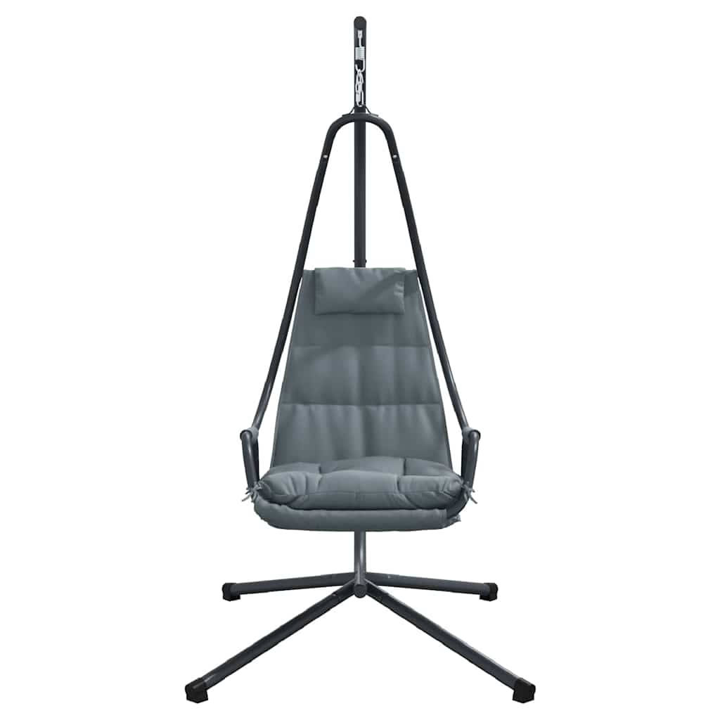 Hanging Egg Chair Folding Anthracite 94 x 107 x 196.5 cm Steel