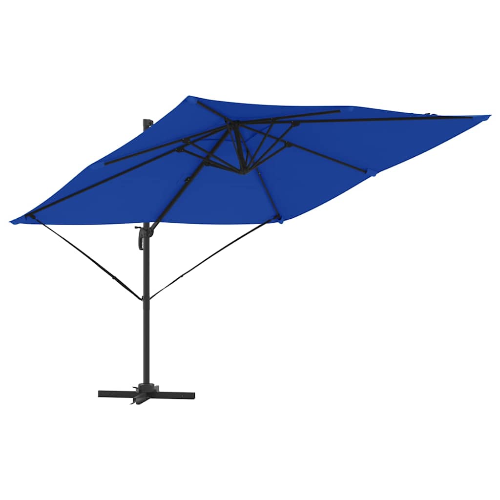Roma Parasol Blue 286 x 285 x 265 cm Polyester and Aluminium