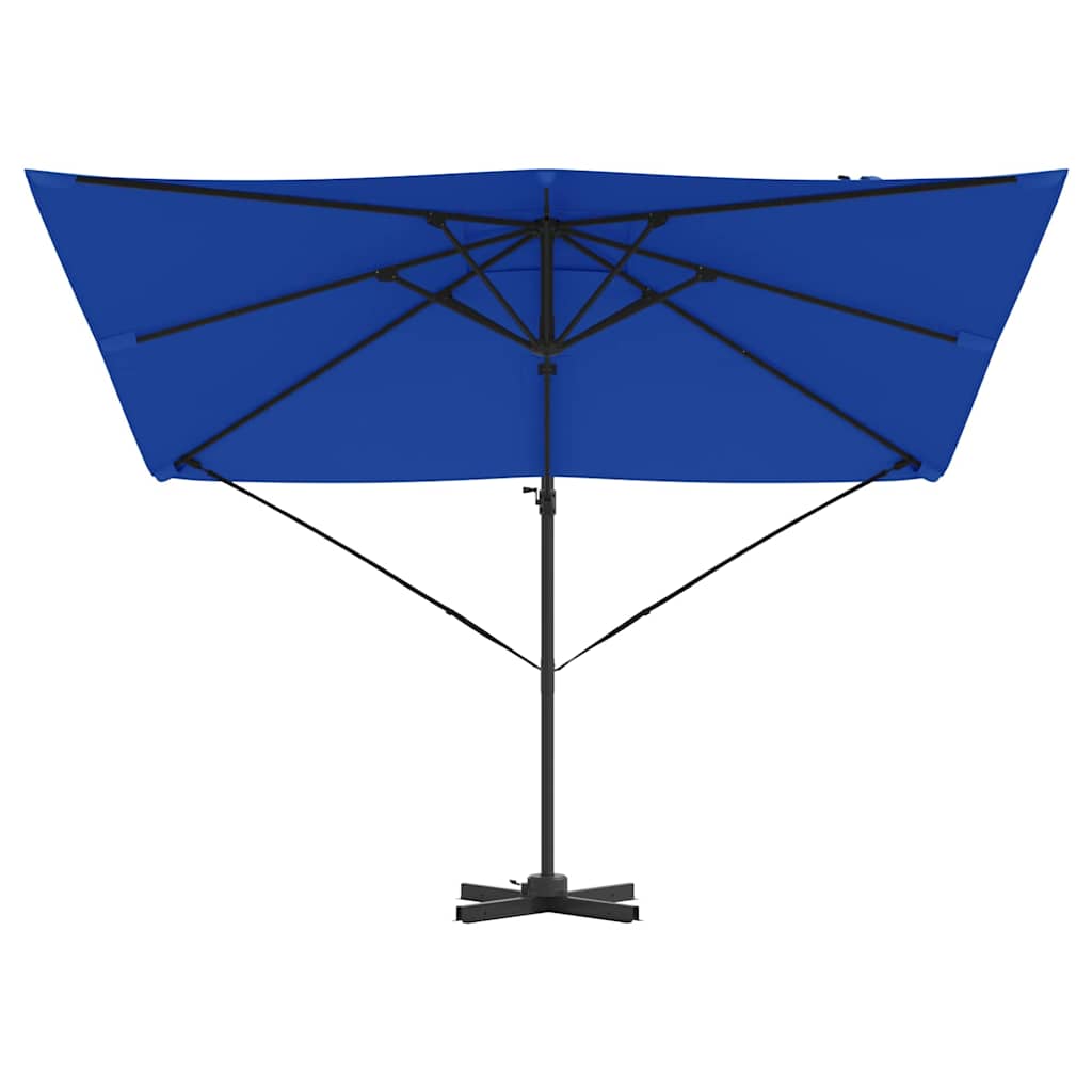 Roma Parasol Blue 286 x 285 x 265 cm Polyester and Aluminium
