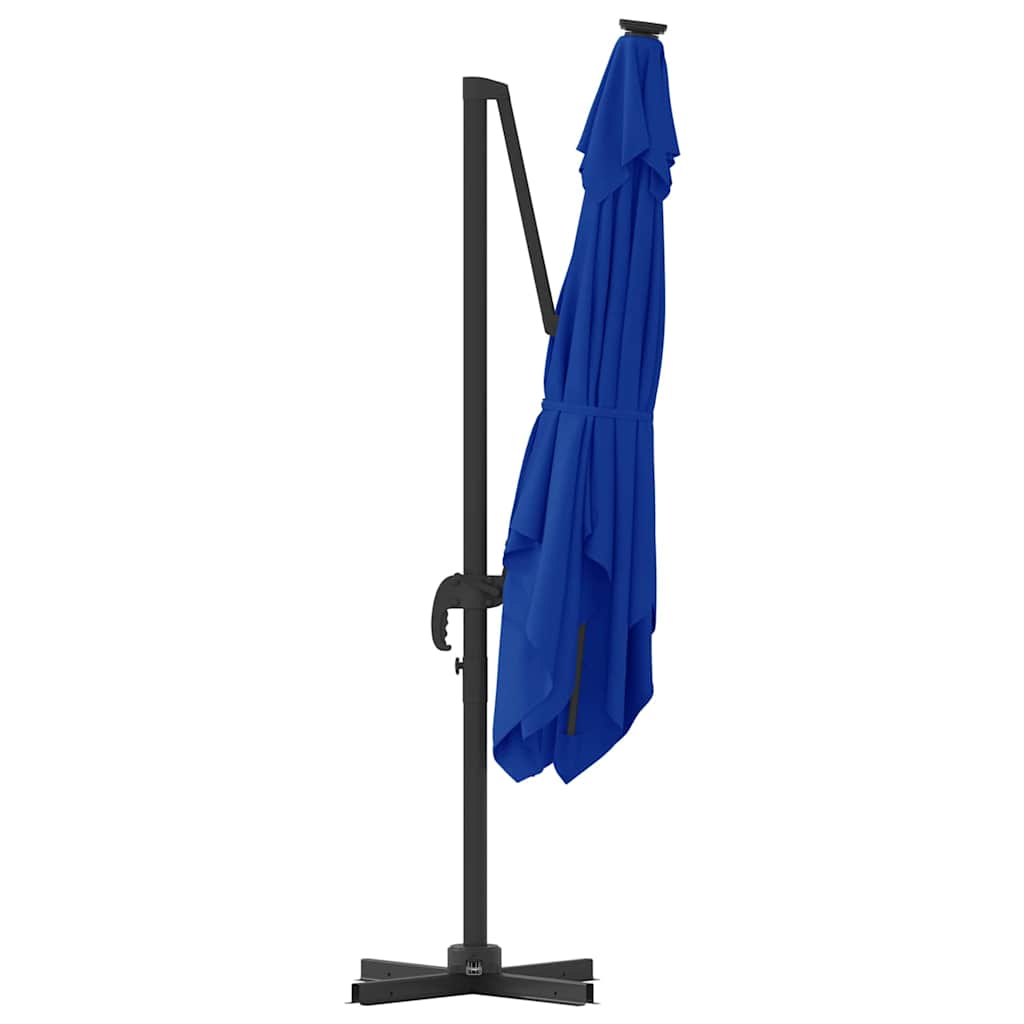 Roma Parasol Blue 286 x 285 x 265 cm Polyester and Aluminium