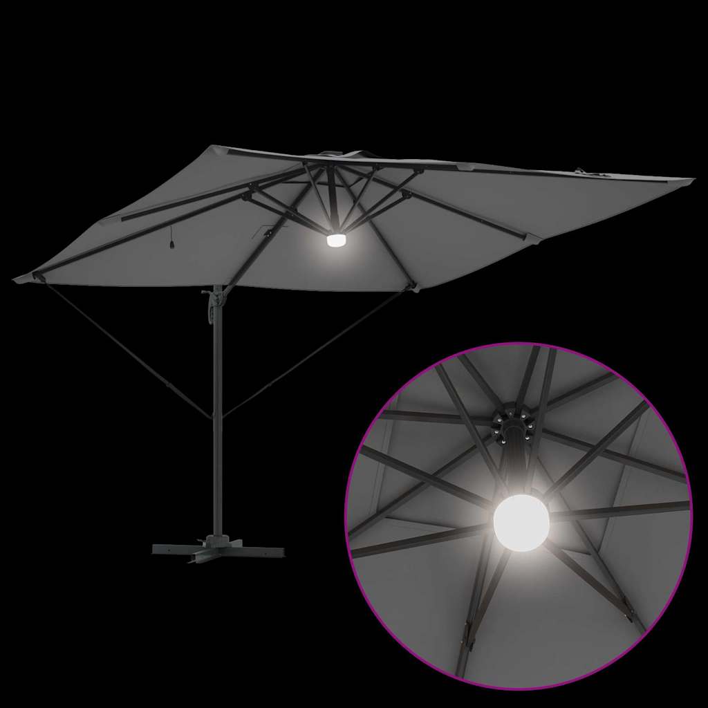 Roma Parasol Anthracite 286 x 285 x 270 cm