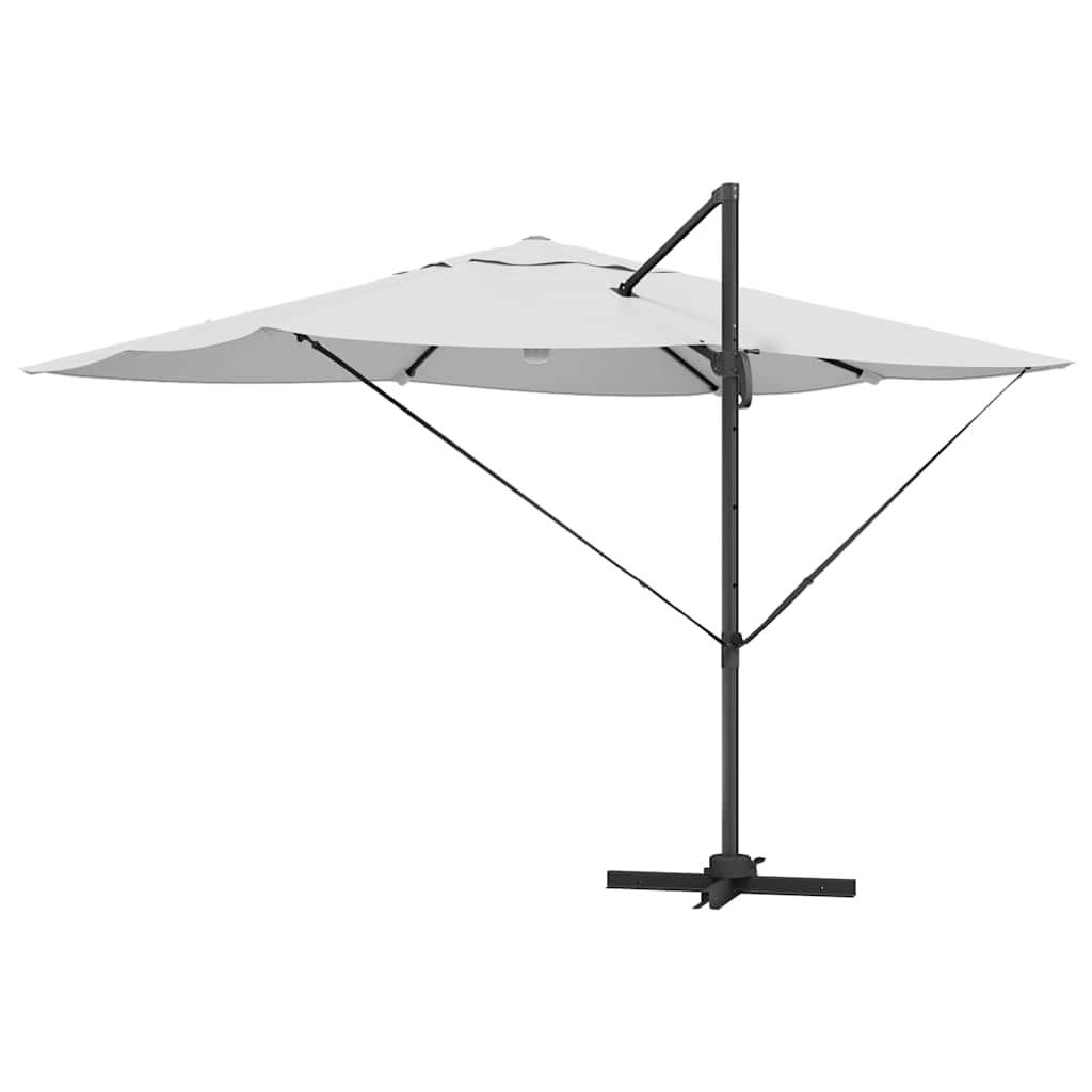 Cantilever Roma Parasol Beige and Black 352 x 251 x 265 cm