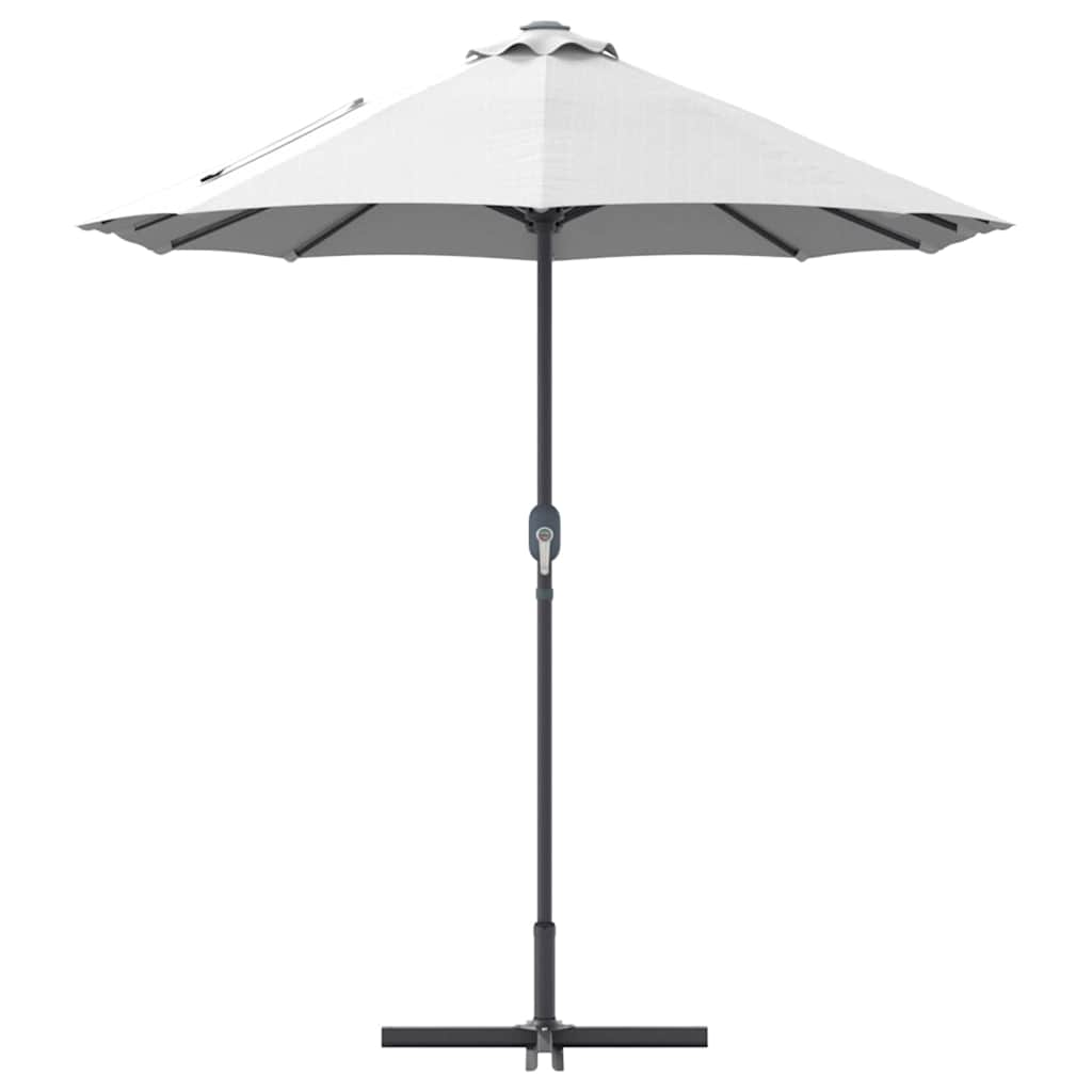 Garden Parasol Sand 370 x 197 x 239 cm Powder-coated steel