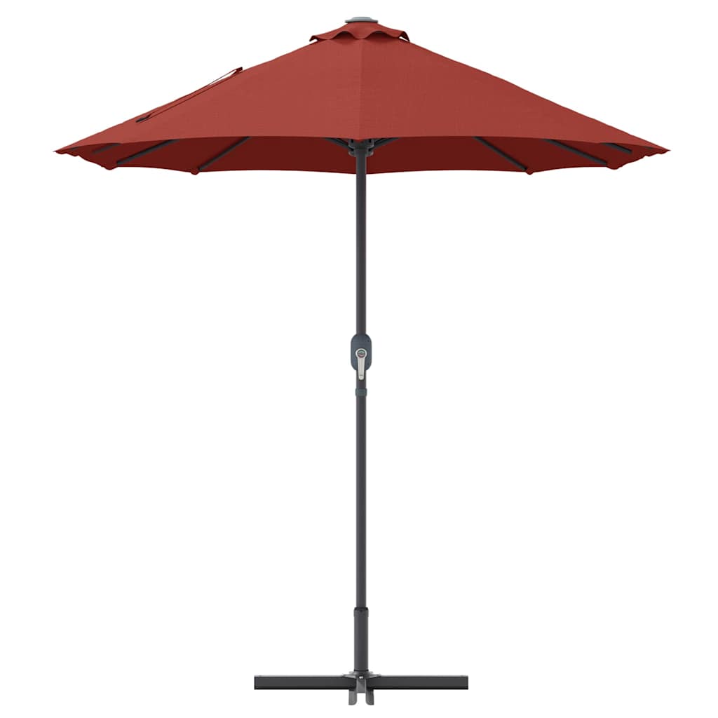 Garden Parasol Terracotta 370 x 197 x 239 cm