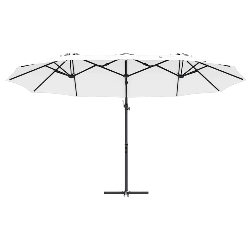 Garden Cantilever Parasol Sand 372 x 198 x 243 cm