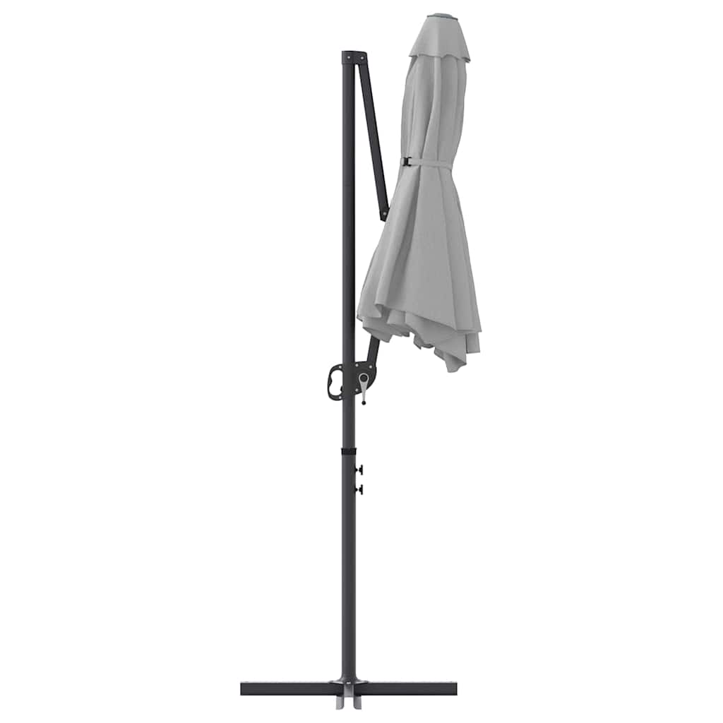Garden Cantilever Parasol Sand 372 x 198 x 243 cm