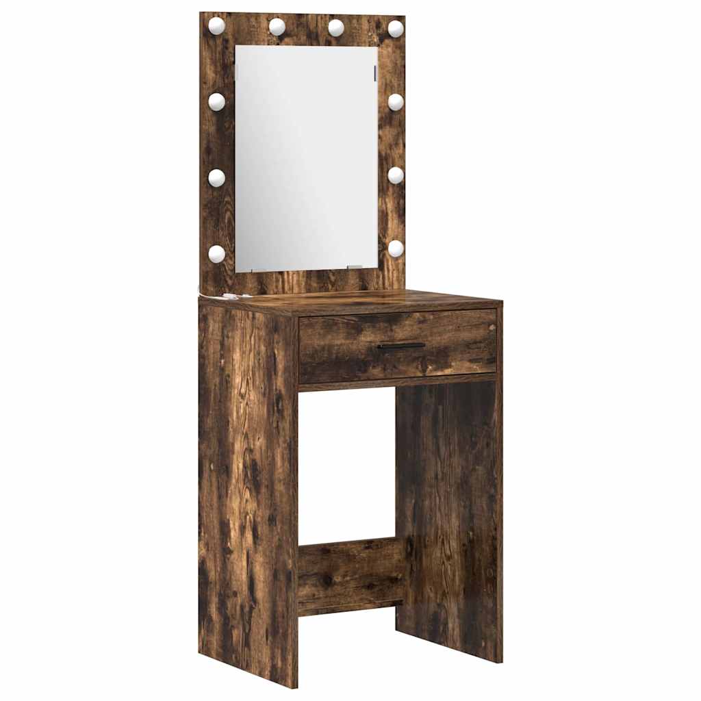 Dressing Table 3 pcs Brown 40 x 41 x 135 cm Engineered wood