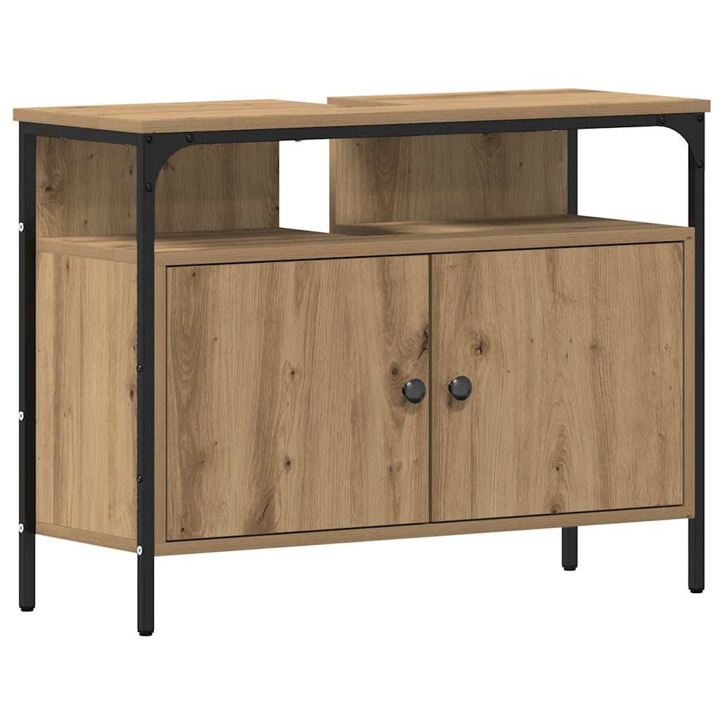 Bathroom Furniture Set with Storage 3 pcs Brown 80 x 30 x 60 cm