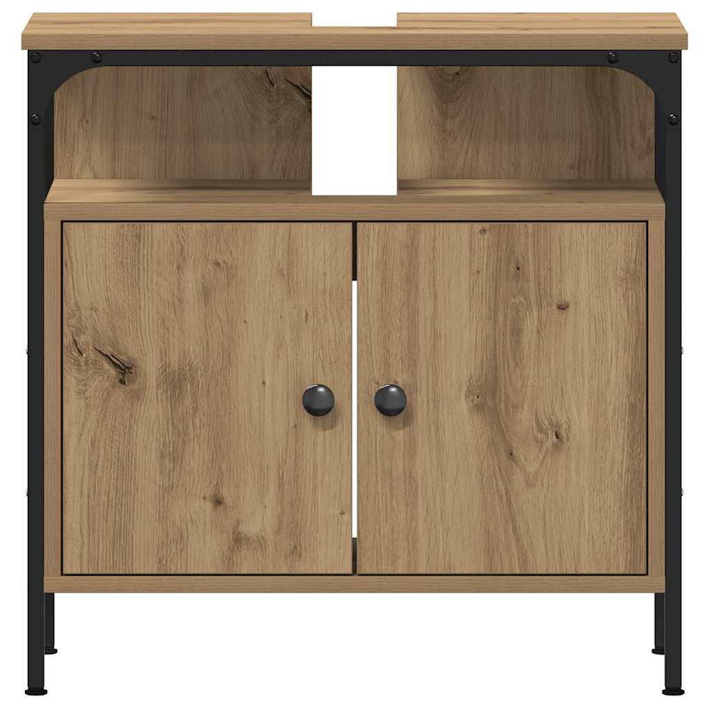 Bathroom Furniture Set with Storage 3 pcs Brown 80 x 30 x 60 cm