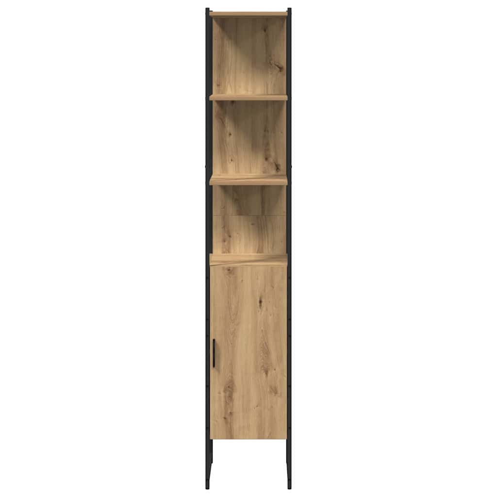 Bathroom Furniture Set 3 pcs Artisan oak 33 x 33 x 185.5 cm