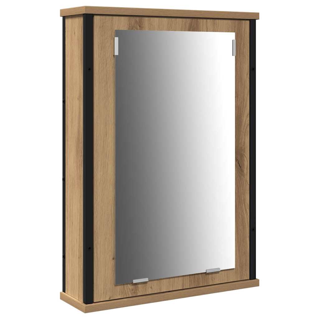 Bathroom Furniture Set 4 pcs Artisan oak 33 x 33 x 185.5 cm