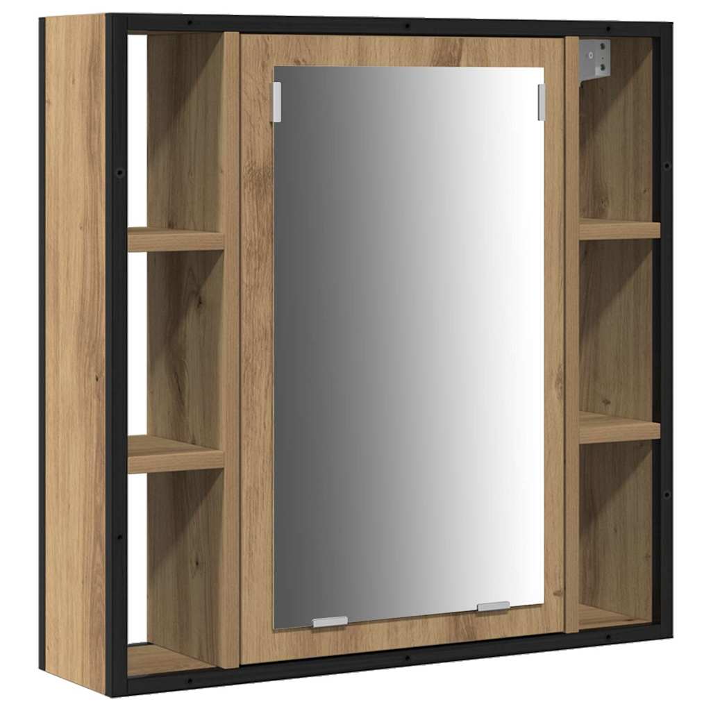 Bathroom Cabinet Set Other 4 pcs Artisan oak 33 x 33 x 185.5 cm