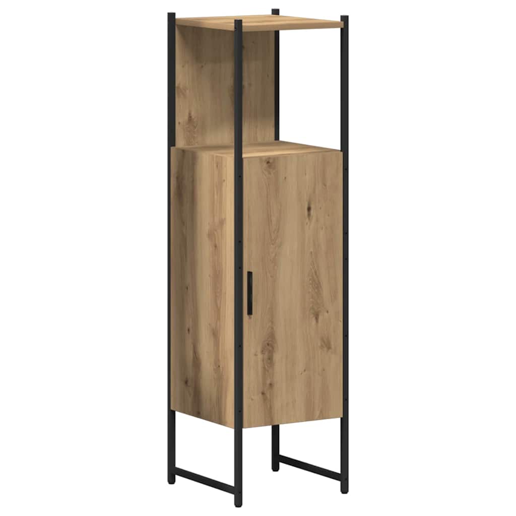 Bathroom Furniture Set 4 pcs Artisan oak 33 x 33 x 185.5 cm