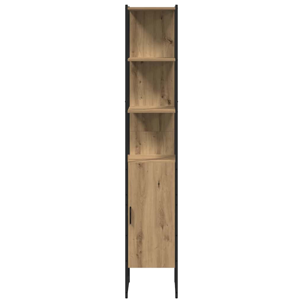 Bathroom Furniture Set 4 pcs Artisan oak 33 x 33 x 185.5 cm