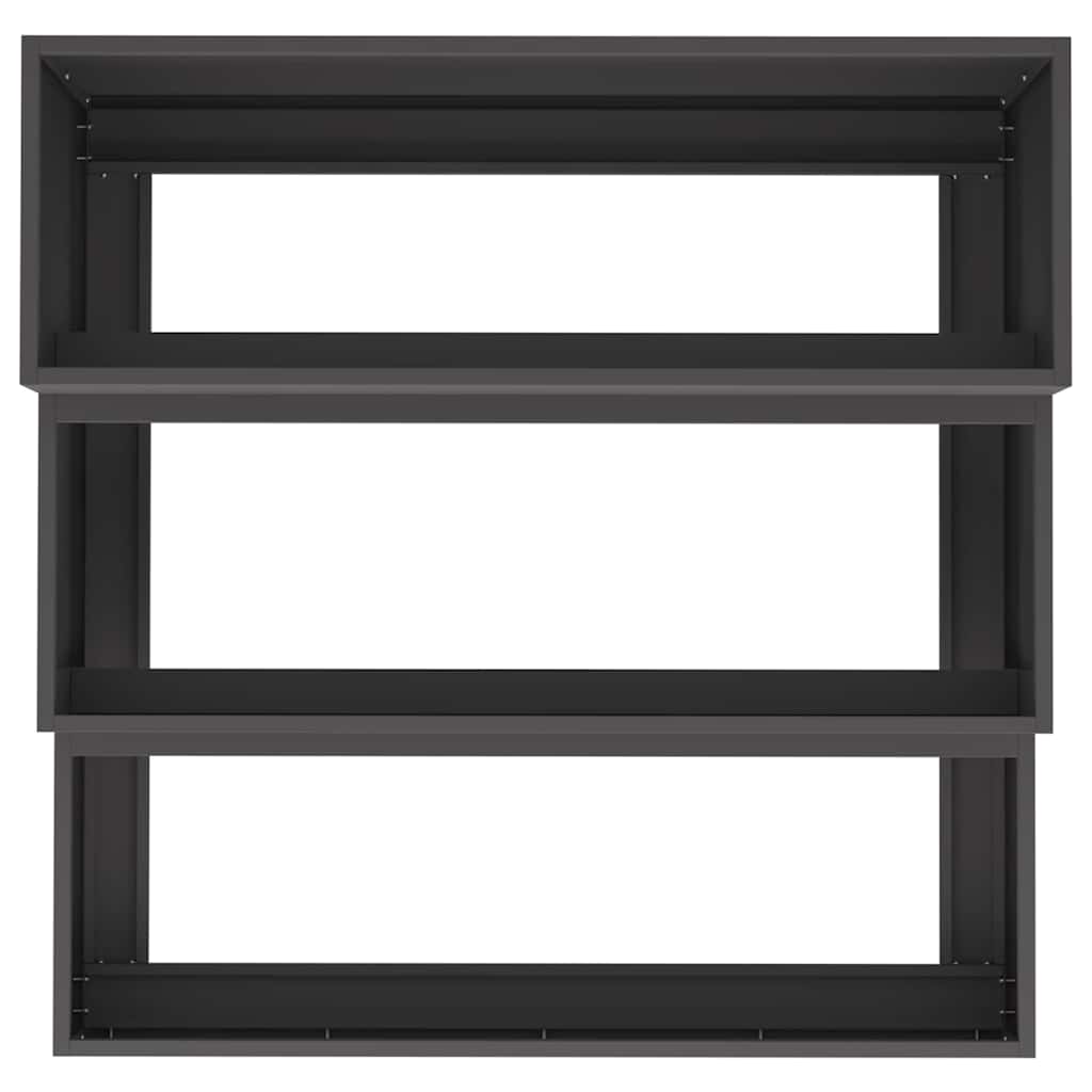 Garden Planter Black 90 x 90 x 35 cm Steel