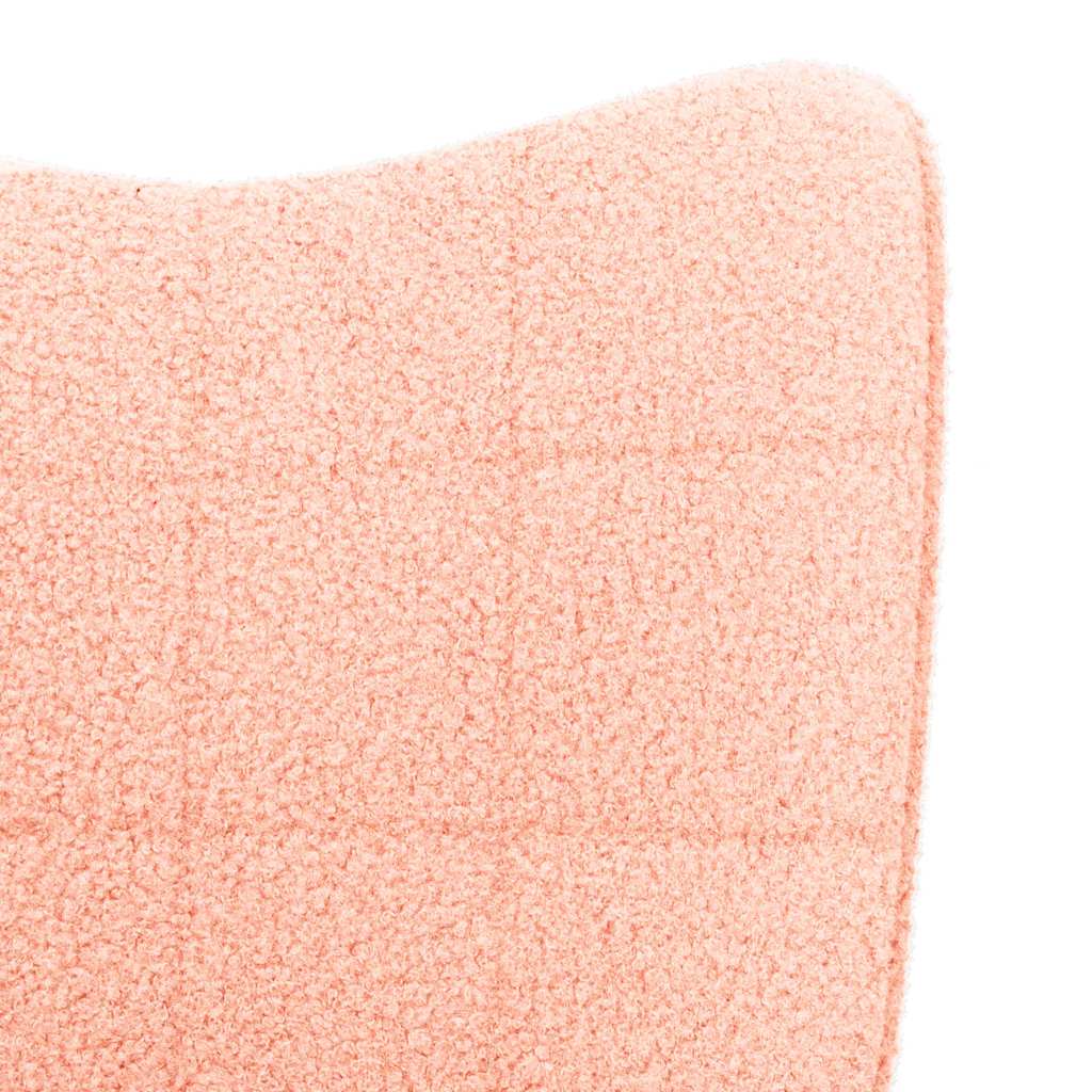 Relaxing Chair Pink 61 x 78 x 98 cm Fabric
