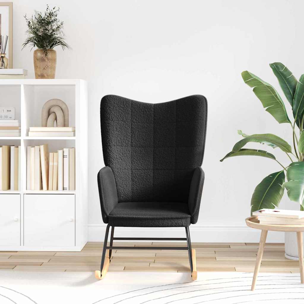 Relaxing Chair Black 61 x 78 x 98 cm Fabric